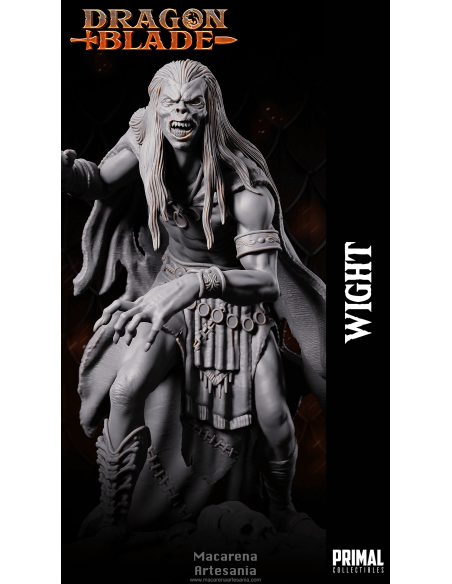 Figura Wight 02 de Primal Collectibles impresa en 3D.