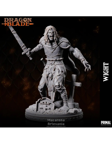 Figura Wight 03 de Primal Collectibles en resina premium 3D.