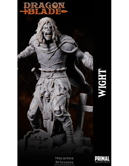 Detalle del rostro salvaje y aterrador de Wight 03.