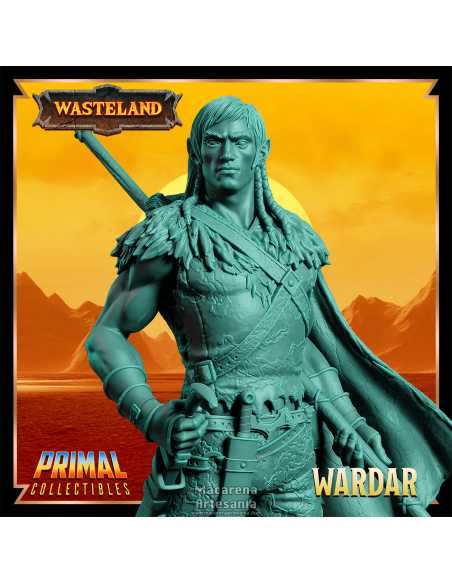 Figura Wardar de Primal Collectibles para juegos de rol.