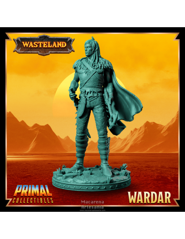 Escultura 3D de Wardar perfecta para pintar o jugar.