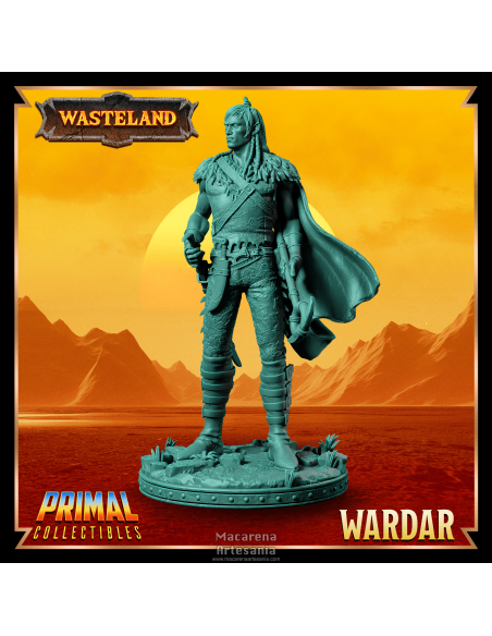 Escultura 3D de Wardar perfecta para pintar o jugar.