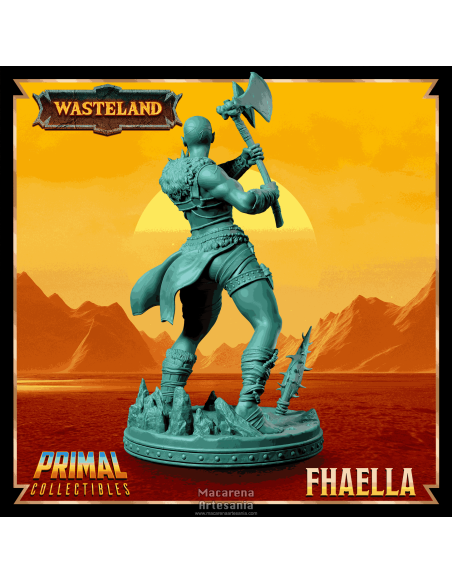 Fhaella 75 mm lista para pintar con base temática incluida