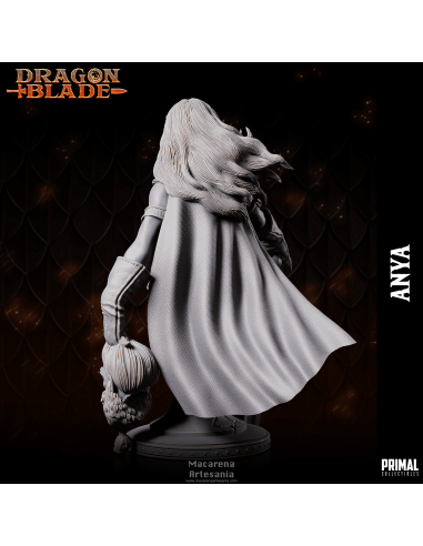 Miniatura Anya Bárbara Humana disponible en escalas 32 mm y 75 mm, Macarena Artesanía.