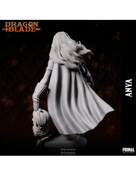 Miniatura Anya Bárbara Humana disponible en escalas 32 mm y 75 mm, Macarena Artesanía.